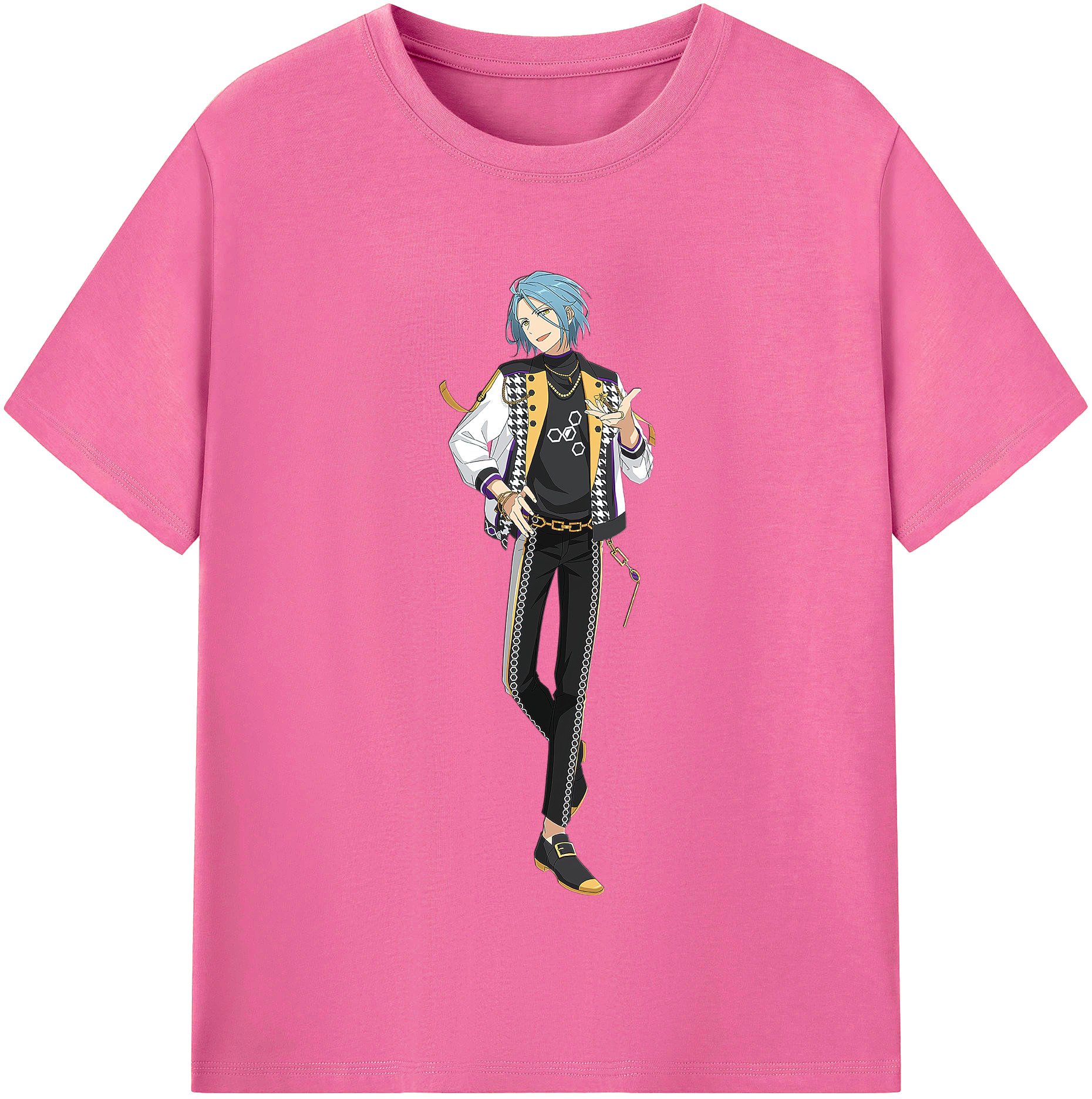 （画像用） あんさんぶるスターズ! Ensemble Stars レディースカジュアルプリントTシャツ（綿100％）
